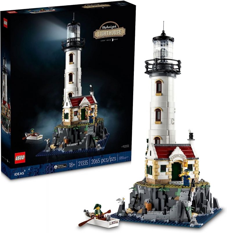 lego ideas motorised lighthouse 21335