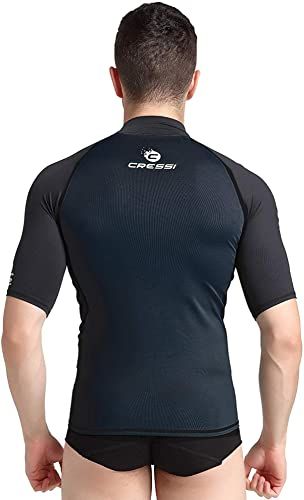 Cressi Hydro rashguard UV majica s kratkimi rokavi za moške L črna