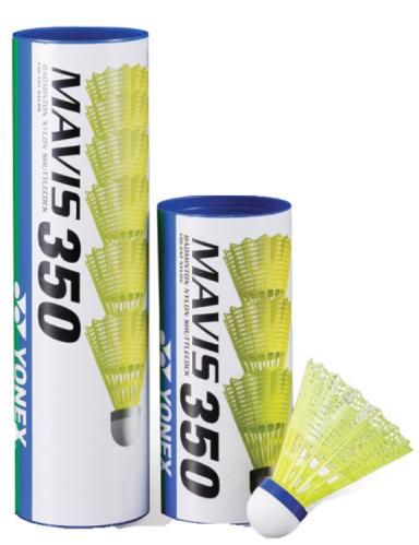 Badminton žogice Yonex MAVIS 350 srednja 1/6 bela