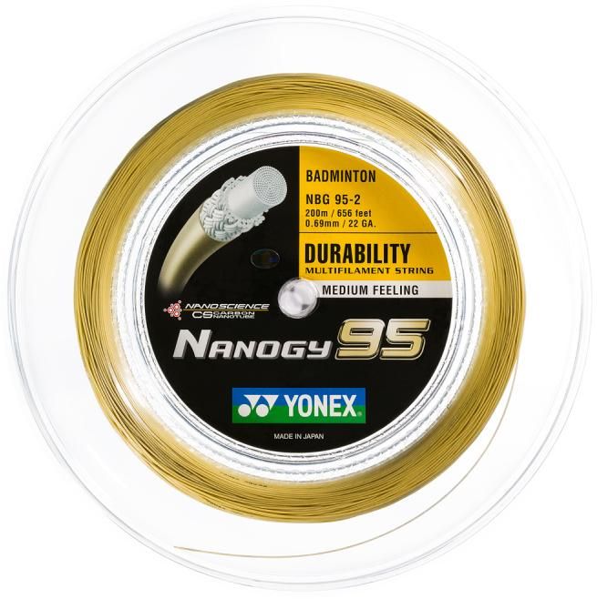 badminton struna yonex nanogy 95 200m zlata