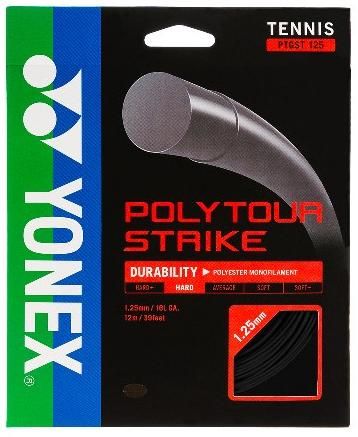 Tenis struna Yonex POLY TOUR STRIKE 125 12m črna