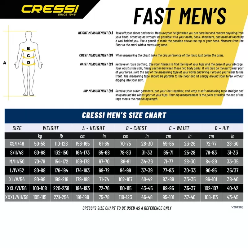 Cressi potapljaška neopren obleka Fast 5.0 S