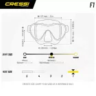 Cressi komplet F1 + Dry dihalka prozorna